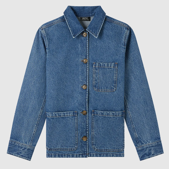 ์ํ์ Women's SILVANA Denim Jacket COEVP F02732 IAL WASHED INDIGO