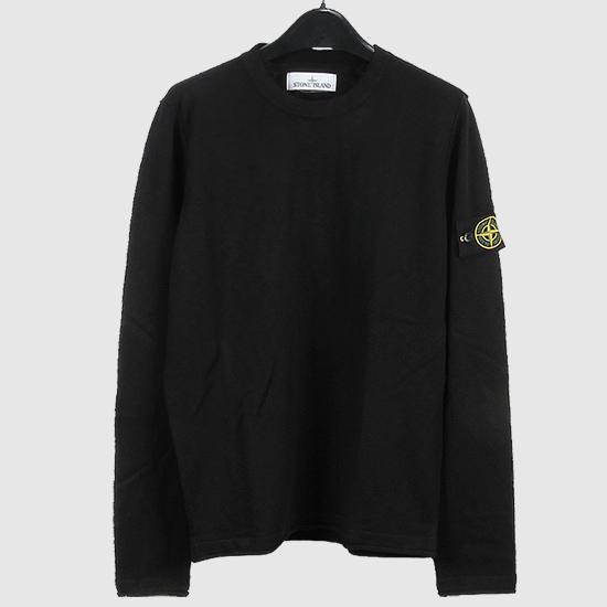 ์คํค์์ผ๋๋ Wappen Patch Crew Neck Knit 7615502B0 V0029 BLACK