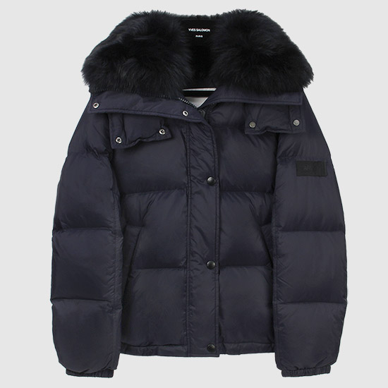 이브살로몬 아미 폭스퍼 카라 다운 패딩 FV02760DORD A7122 DARK NAVY