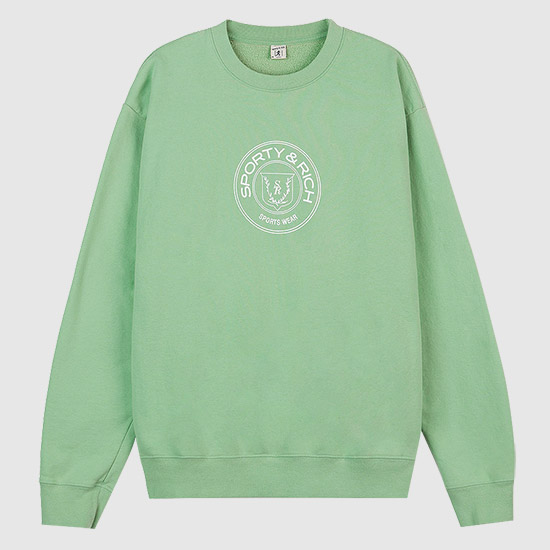 스포티 & 리치 MONACO Sweat Shirt CR445SA SAGE