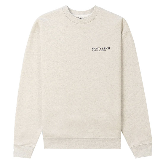 스포티 & 리치 CALIFORNIA Sweat Shirt CR465HO HEATHER OATMEAL