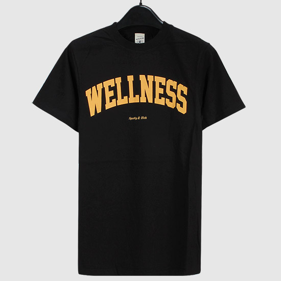 스포티 & 리치 WELLNESS IVY Short Sleeve T-Shirt TS463BK BLACK