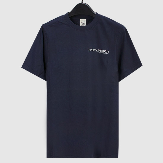 스포티 & 리치 DISCO Short Sleeve T-Shirt TS477NA NAVY
