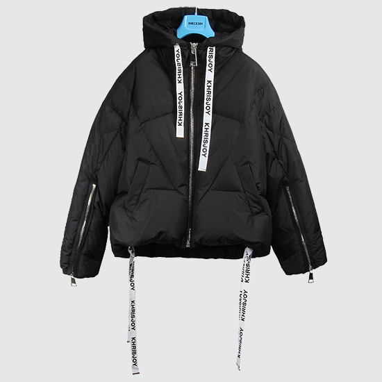 ν¬λ¦¬μ€μ‘°μ΄ Women's PUFFER Down Jacket AFPW001 NY BK01 BLACK