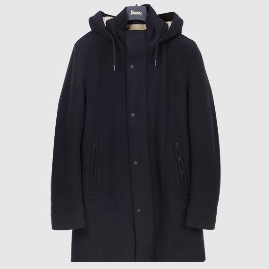 ์๋ฅด๋
ธ Men's Wool Coat PA000110U 33187 9290 NAVY
