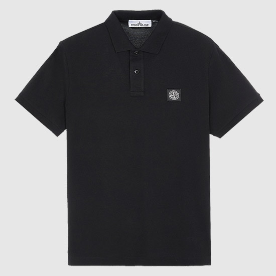 μ€ν€μμΌλλ Logo Patch Polo T-Shirt 10152SC17 A0029 BLACK