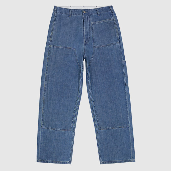 MM6 λ©μ’
λ§λ₯΄μ§μλΌ Men's Regular Denim νΈλΌμ°μ S52KA0415 S30845 961 BLUE
