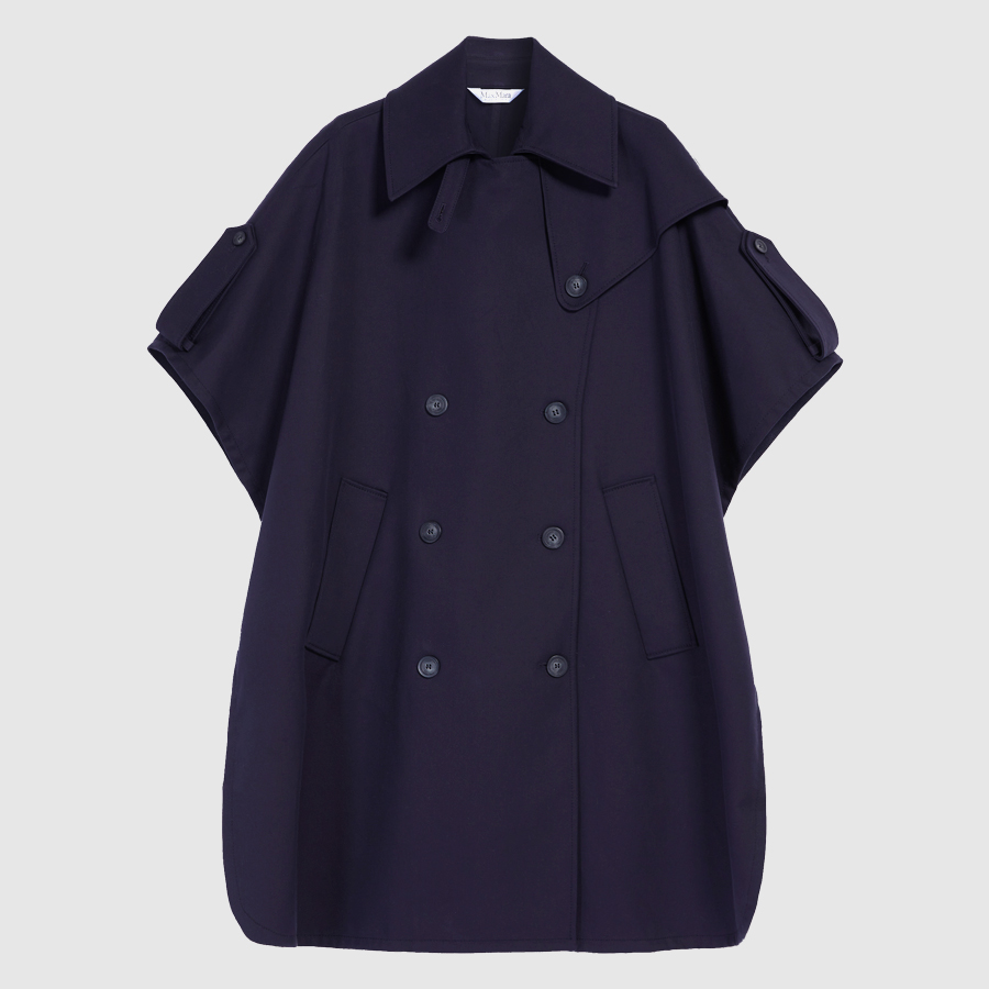 막스마라 퍼니스 발수 케이프 PERNICE 012 BLU MARINO