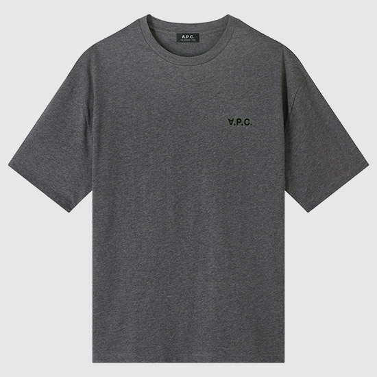 아페쎄 남성 JOACHIM 반팔 티셔츠 COFDW H26295 PLB HEATHERED LIGHT GREY