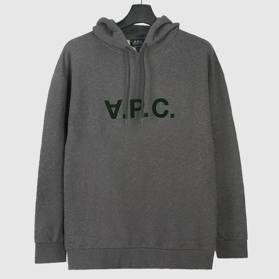 아페쎄 남성 MILO 후드 스웨트셔츠 COFDX H27833 PLA HEATHERED GREY