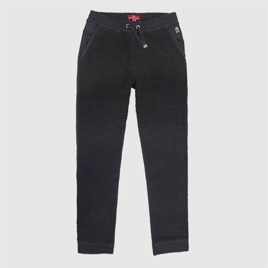 파라점퍼스 Men's KIRI Fleece Pants PM PAP F04 0541 BLACK
