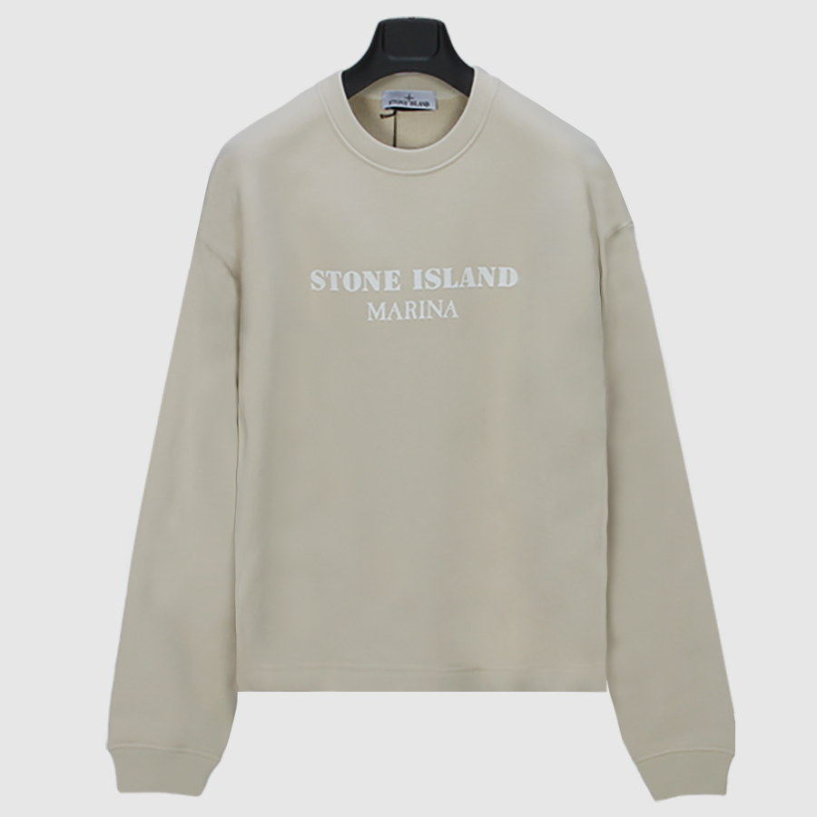 스톤아일랜드 마리나 로고프린트 Sweatshirt 7915671X6 V0097 PLASTER