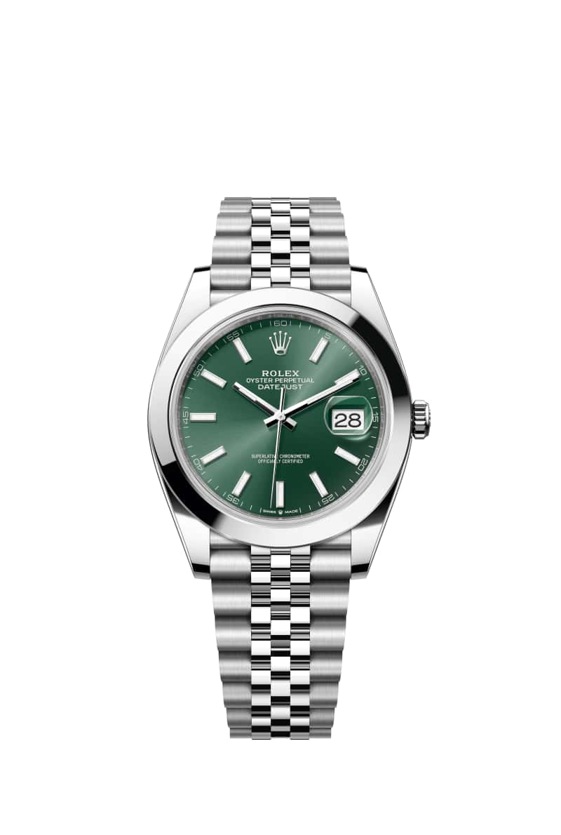 ROLEX 데이트저스트 41 126300 민트 그린 다이얼 오이스터스틸