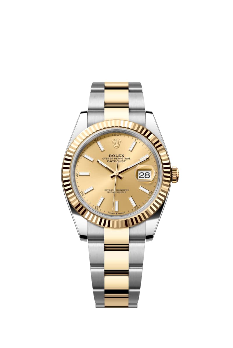 ROLEX ๋ฐ์ดํธ์ ์คํธ 41 126333 ์ดํ์ธ Color ๋ค์ด์ผ ์ค์ด์คํฐ์คํธ๊ณผ ์๋ก์ฐ Gold