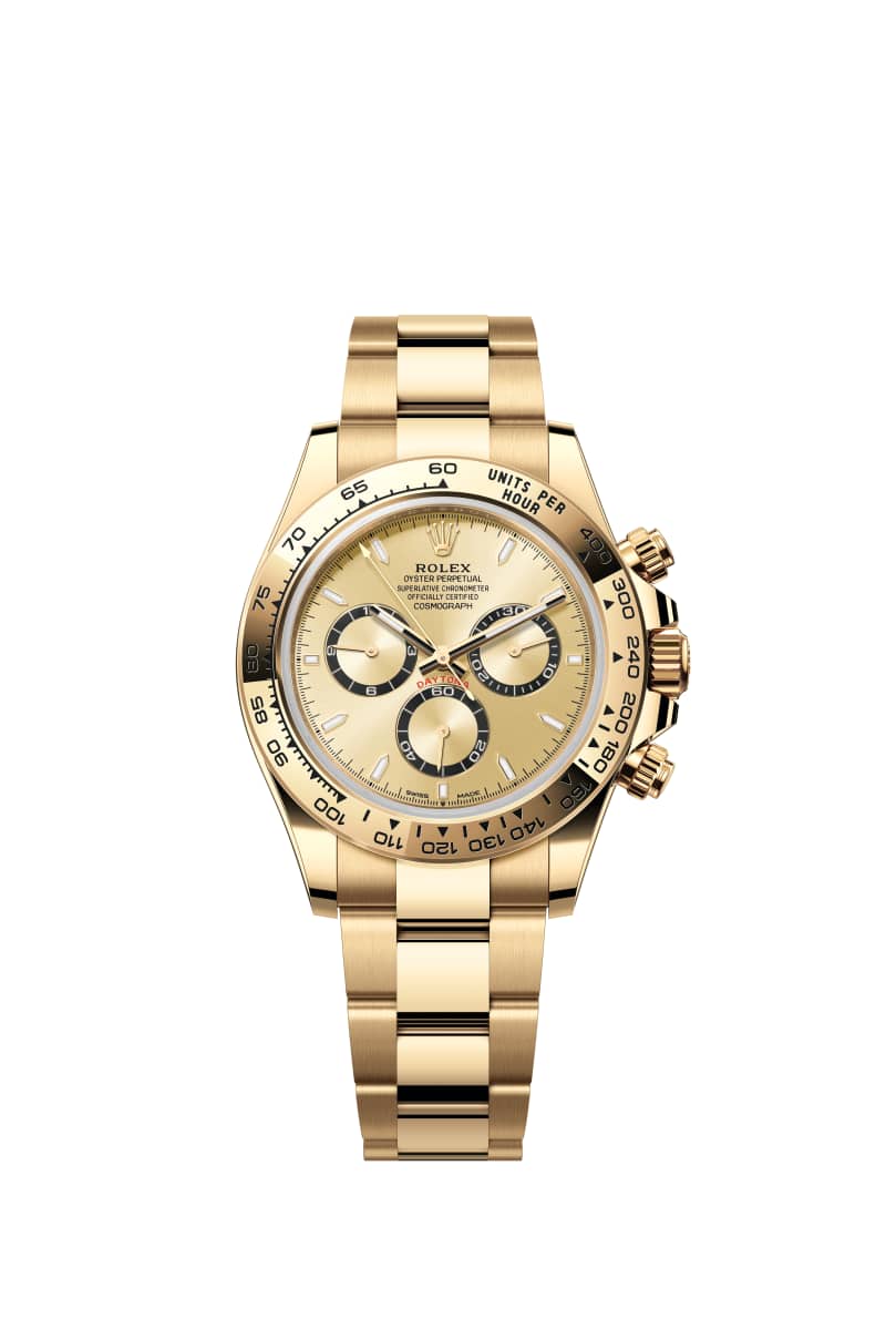 ROLEX 코스모그래프 데이토나 40 126508 골든, Black 카운터 링 다이얼 18캐럿 옐로우 Gold