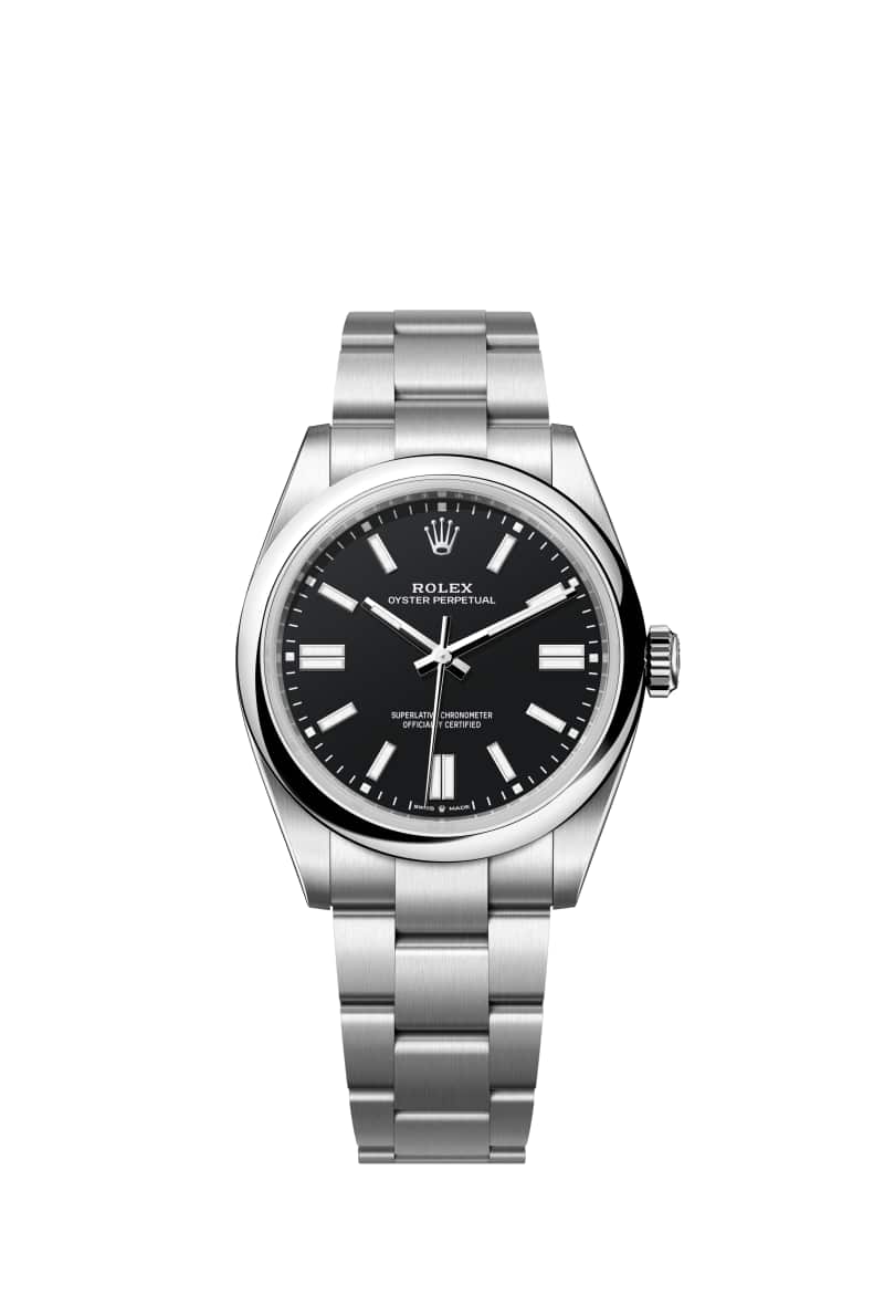ROLEX 오이스터 퍼페츄얼 41 134300 Black 다이얼 오이스터스틸