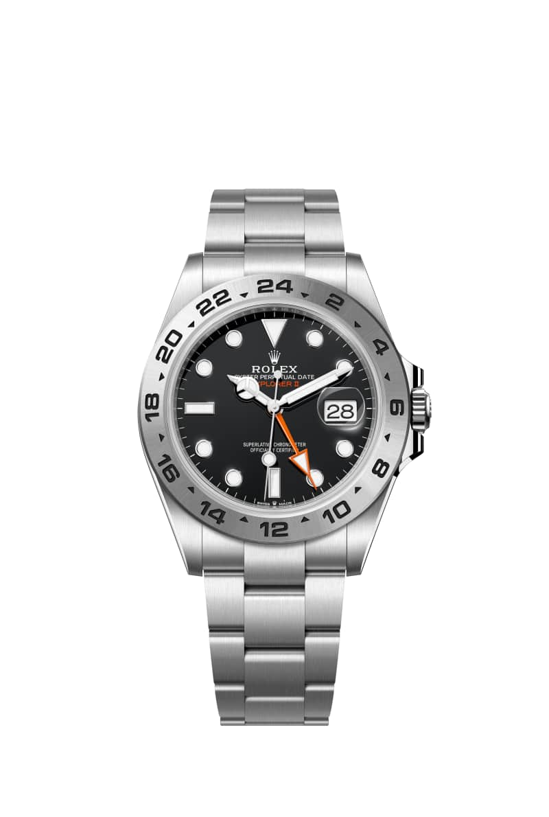 ROLEX Explorer II 42 226570 Black 다이얼 오이스터스틸
