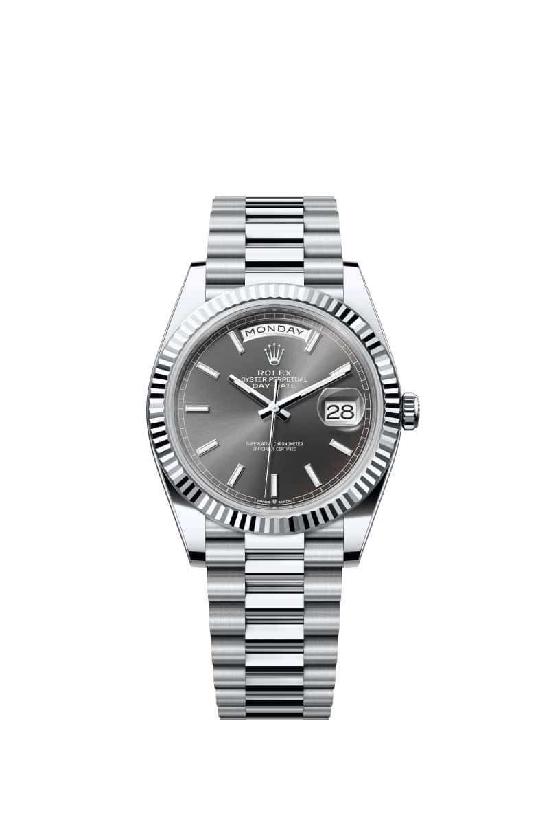 ROLEX Day-๋ฐ์ดํธ 40 228236 ์ฌ๋ ์ดํธ ๋ค์ด์ผ ํ๋ํฐ๋