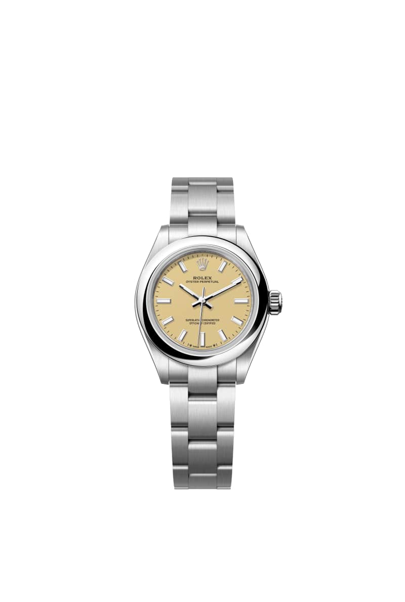 롤렉스 오이스터 퍼페츄얼 28 276200 베이지 다이얼 오이스터스틸