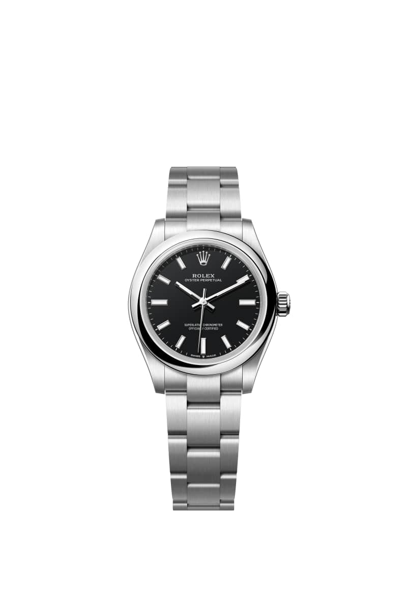 ROLEX 오이스터 퍼페츄얼 31 277200 Black 다이얼 오이스터스틸