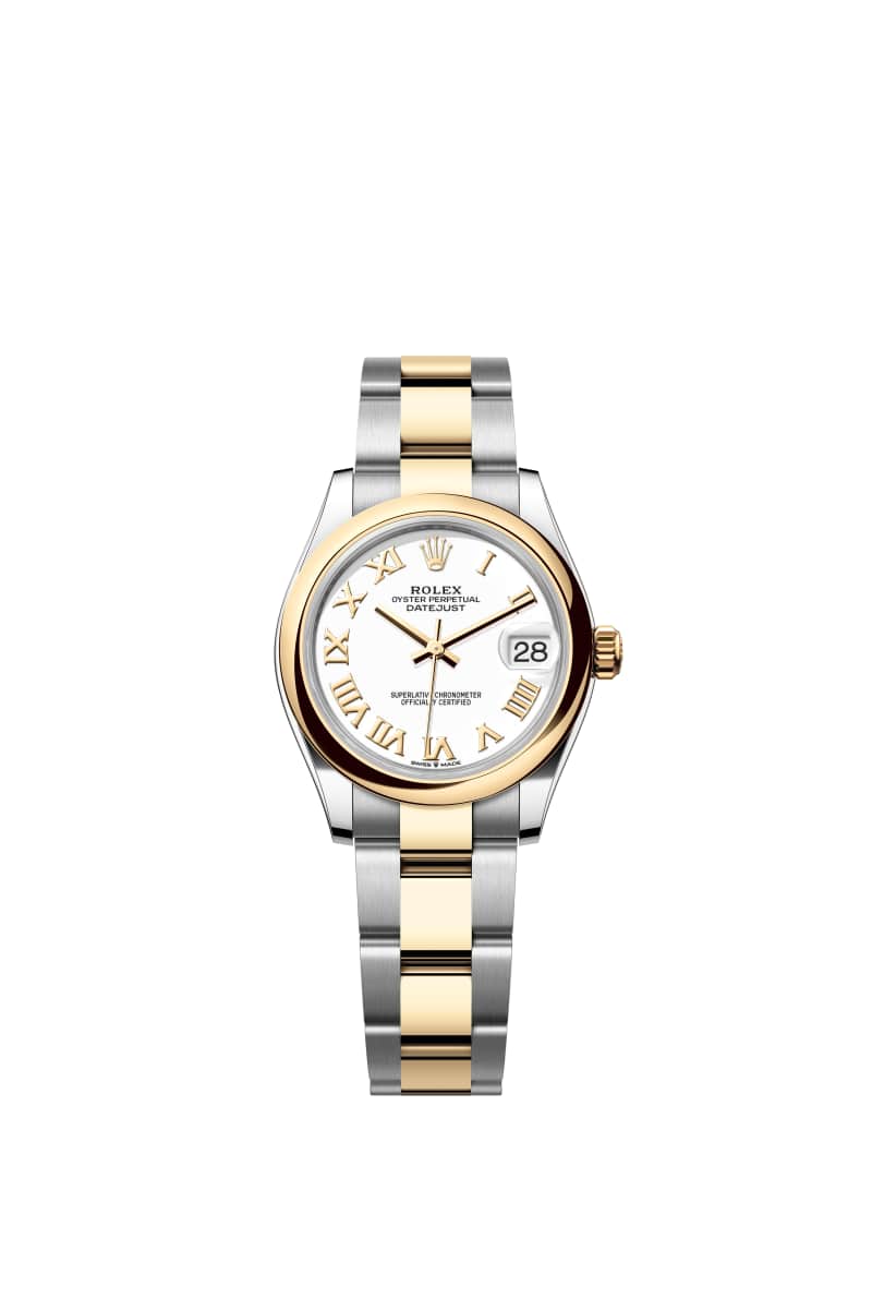 ROLEX 데이트저스트 31 278243 White 다이얼 오이스터스틸과 옐로우 Gold