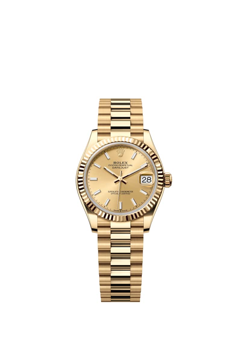 ROLEX 데이트저스트 31 278278 샴페인 Color 다이얼 18캐럿 옐로우 Gold
