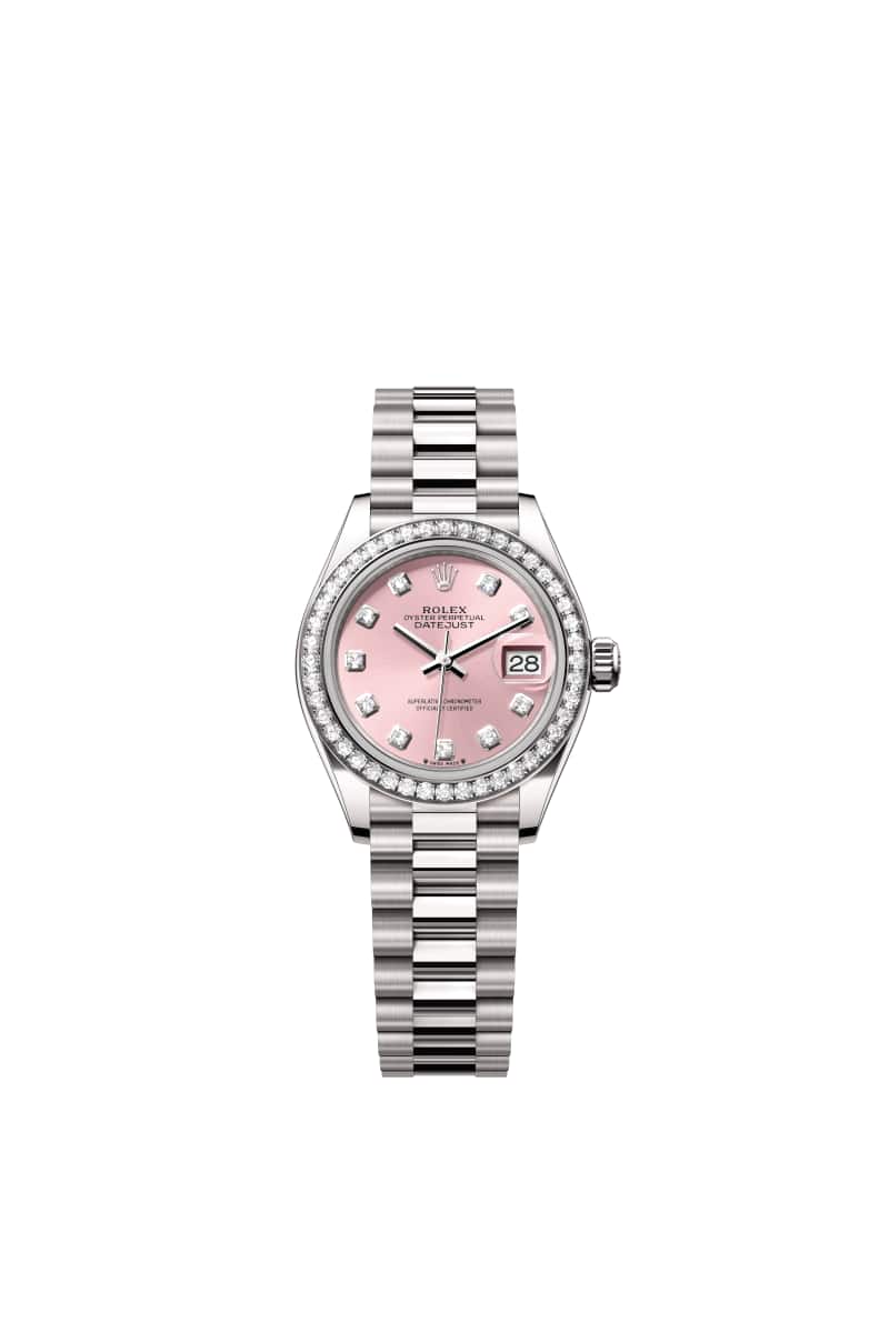 ROLEX Lady-๋ฐ์ดํธ์ ์คํธ 28 279139RBR ๋ค์ด์๋ชฌ๋๊ฐ ์ธํ
๋ ํํฌ ๋ค์ด์ผ 18์บ๋ฟ White Gold