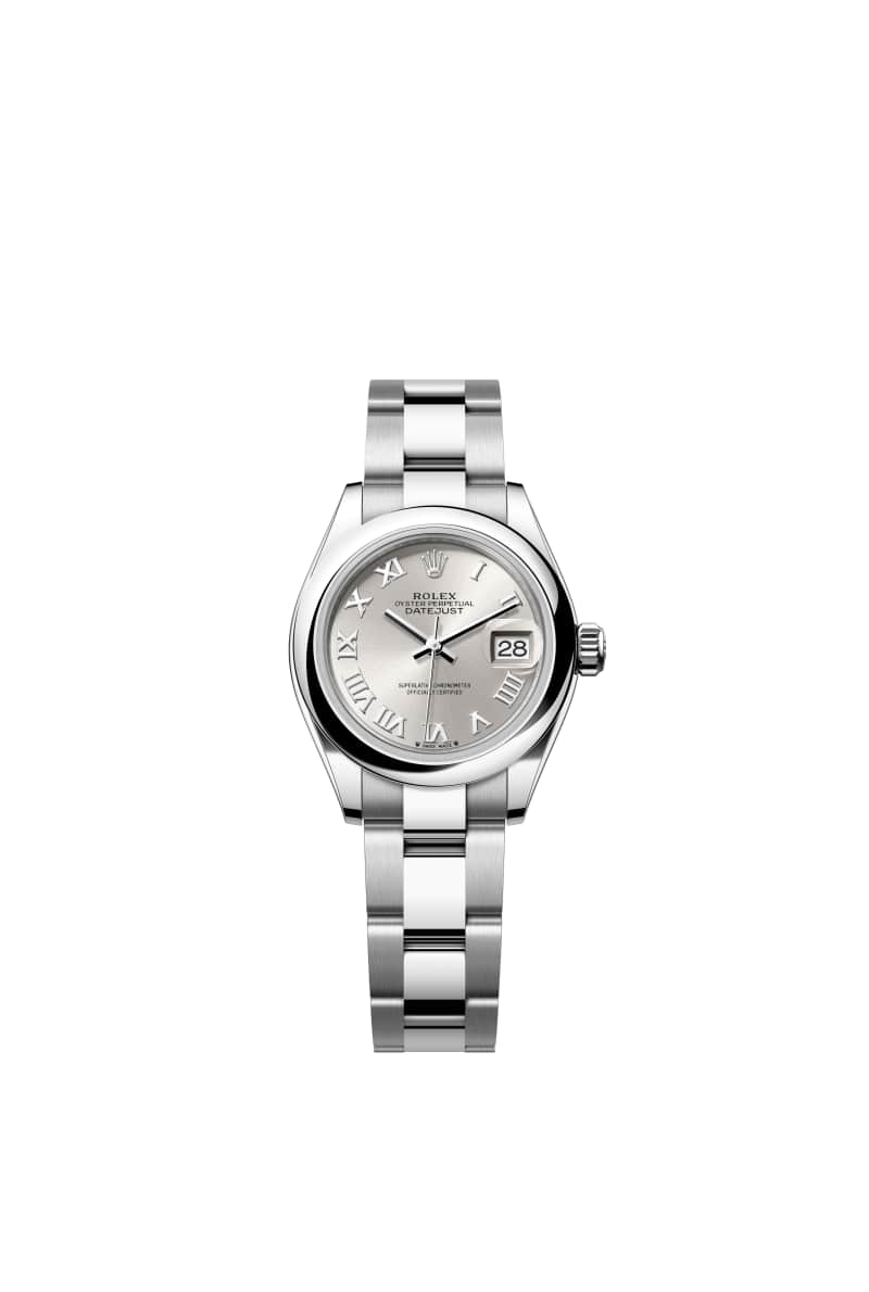ROLEX Lady-데이트저스트 28 279160 Silver 다이얼 오이스터스틸