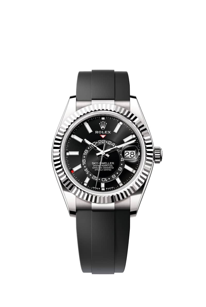 ROLEX Sky-๋์ฐ๋ฌ 42 336239 ๋ธ๋ผ์ดํธ Black ๋ค์ด์ผ 18์บ๋ฟ White Gold