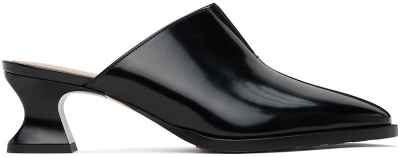 Black Cha-Cha Mules 241798F122010