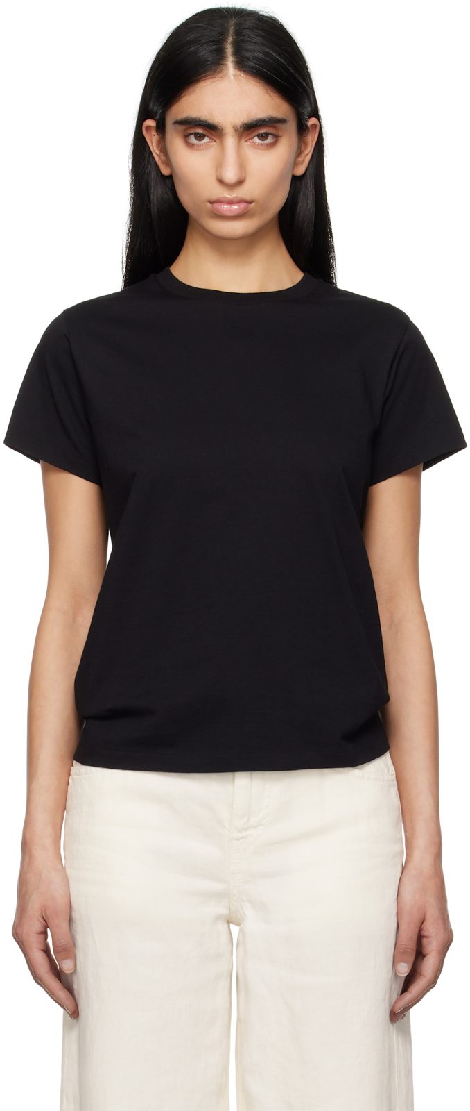 The Row Black Florie T-shirt 251359F110024
