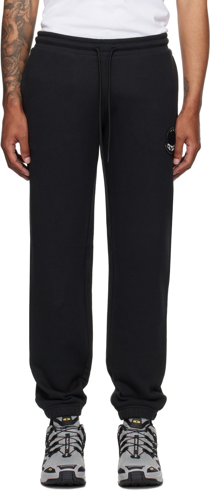Black Archivio Creativo Sweatpants 252111M190004