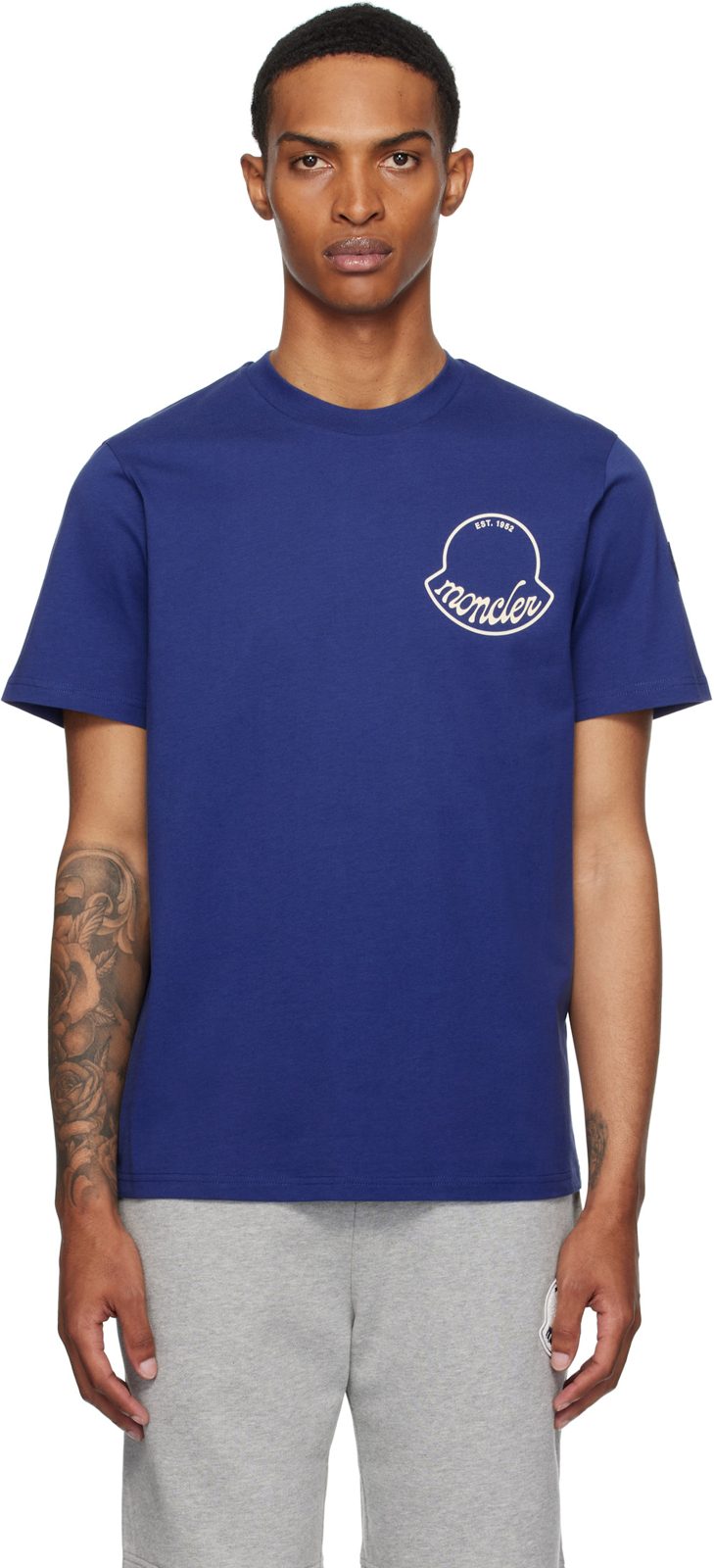 Navy Archivio Creativo T-shirt 252111M213054