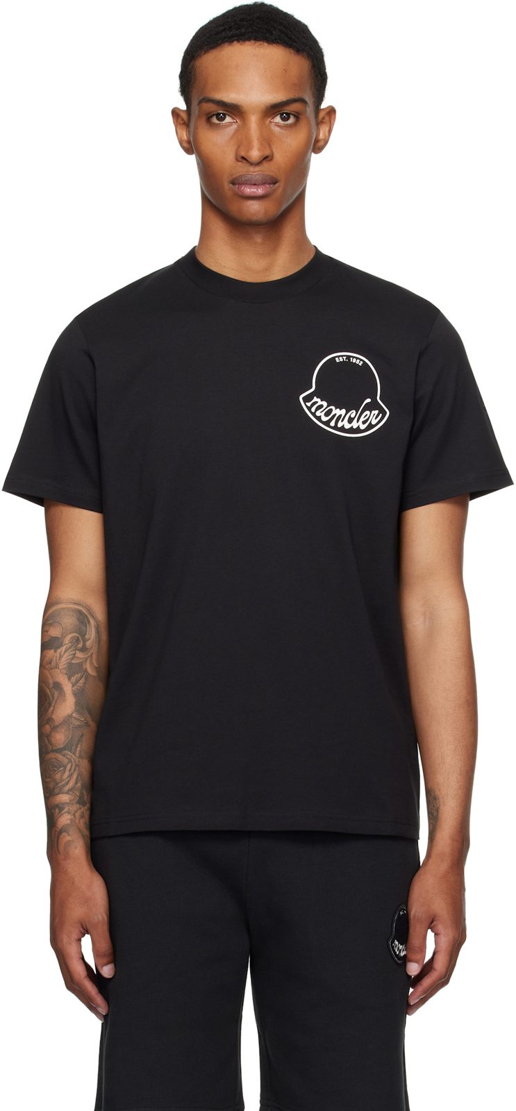 Black Archivio Creativo T-shirt 252111M213055