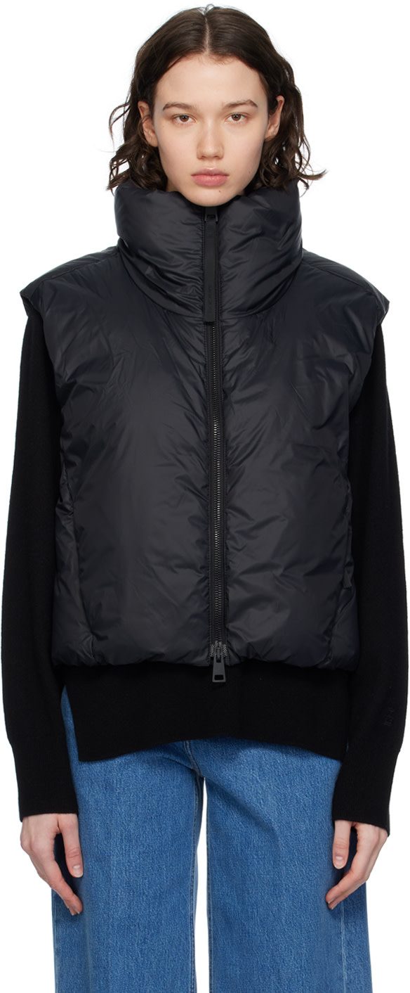 Black Spessa Down Vest 241014F068003