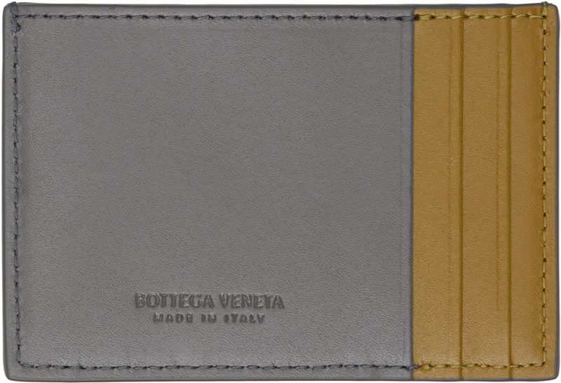 Gray Cassette Credit Card Holder 251798M163018