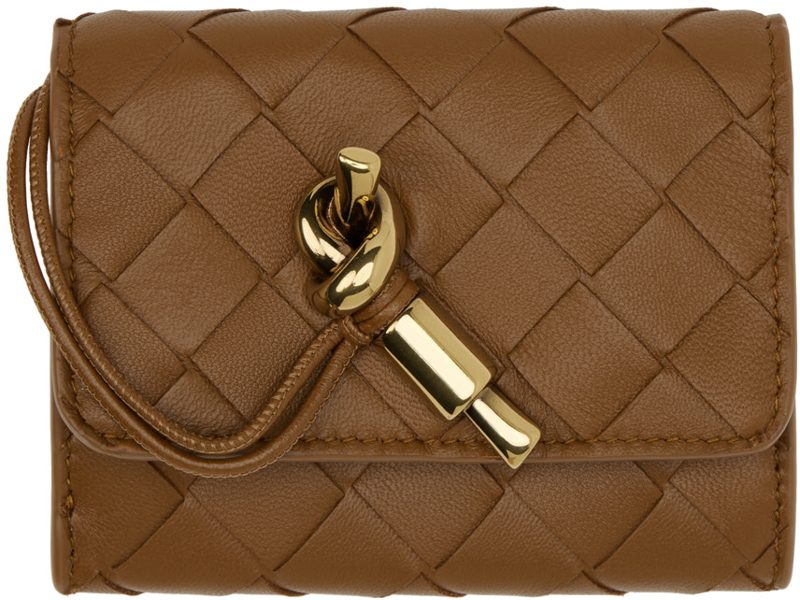 Tan Andiamo Small Envelope Card Holder 241798F037026