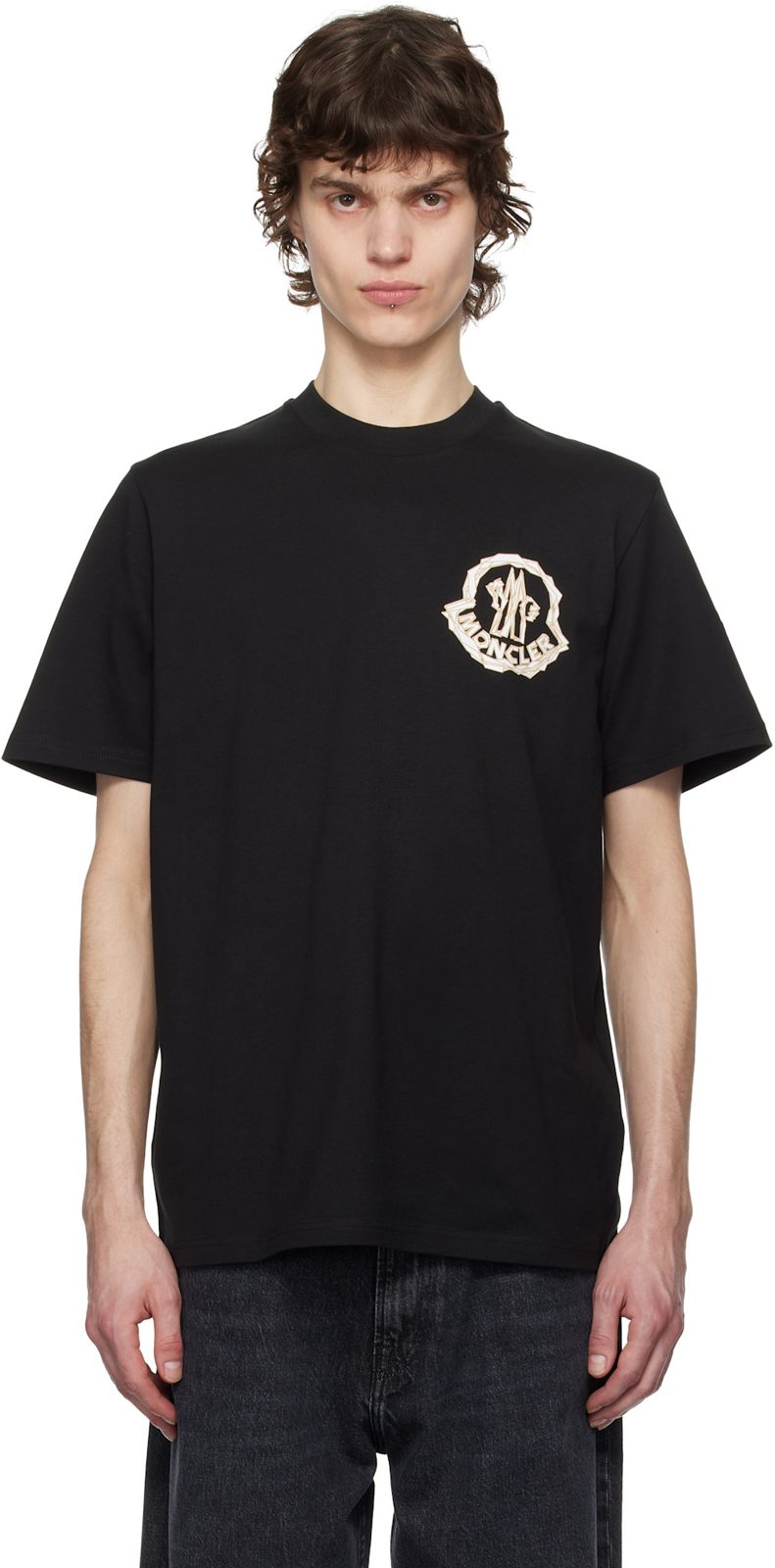 Black Archivio Creativo T-shirt 251111M213063