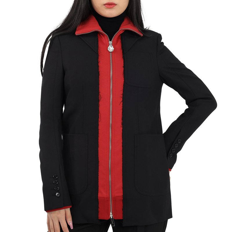 Ladies Track Top Detail Tailored Jacket