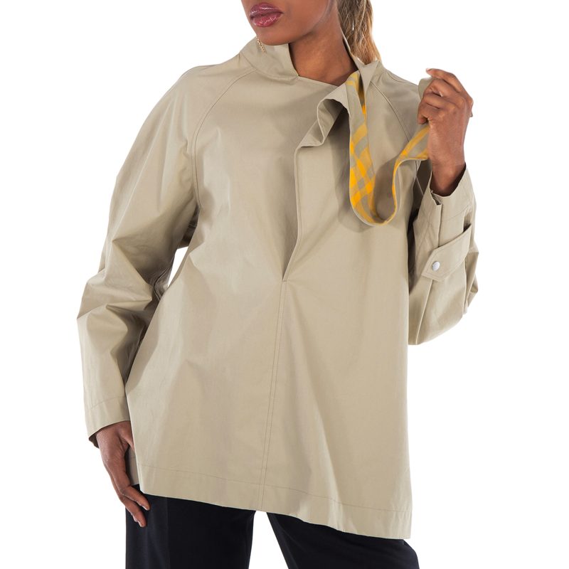 Puttee Collar Cotton Jacket