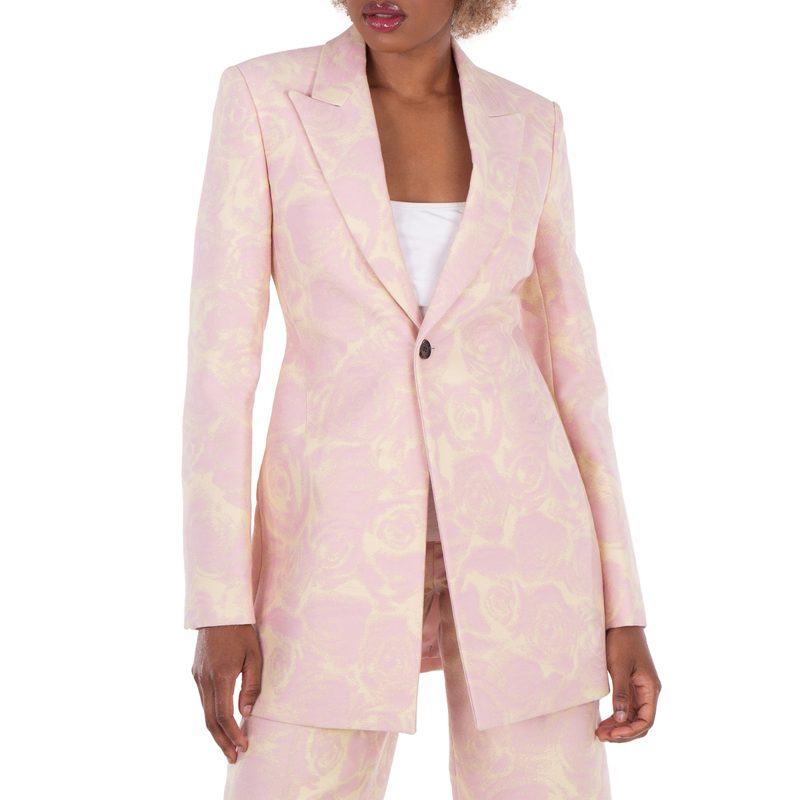 Rose Wool Tailored Jacket