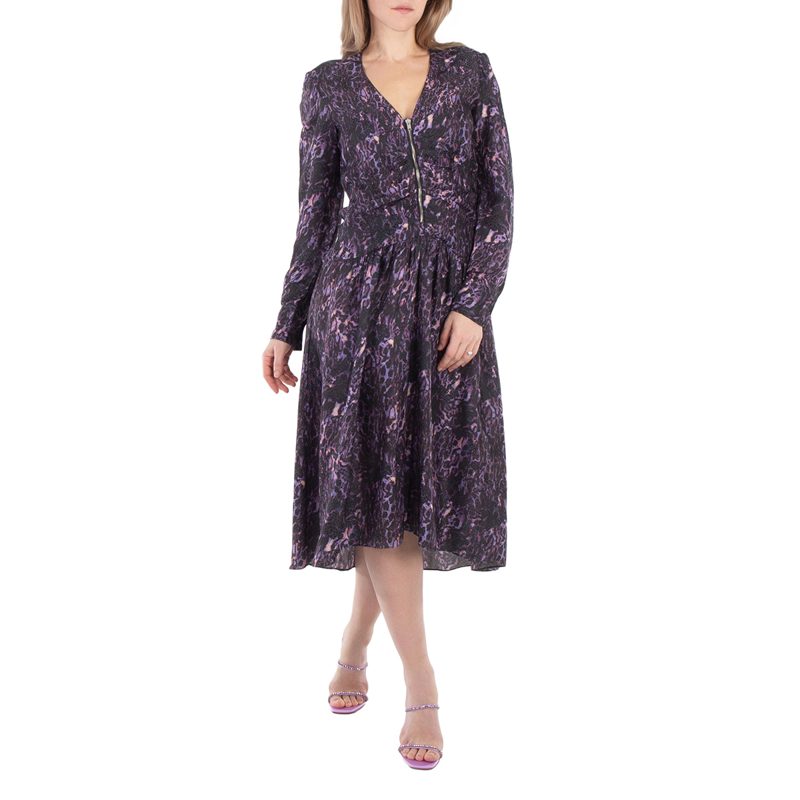 Magaly Silk Blend Midi Dress