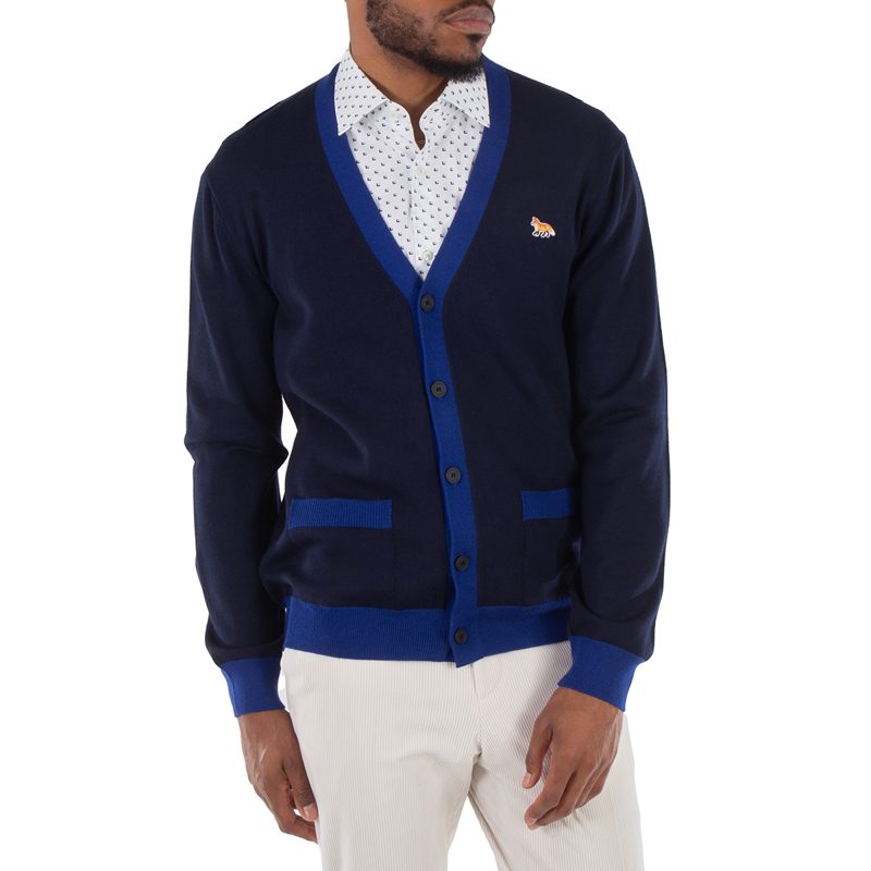 Maison Kitsune Baby Fox Patch Cardigan