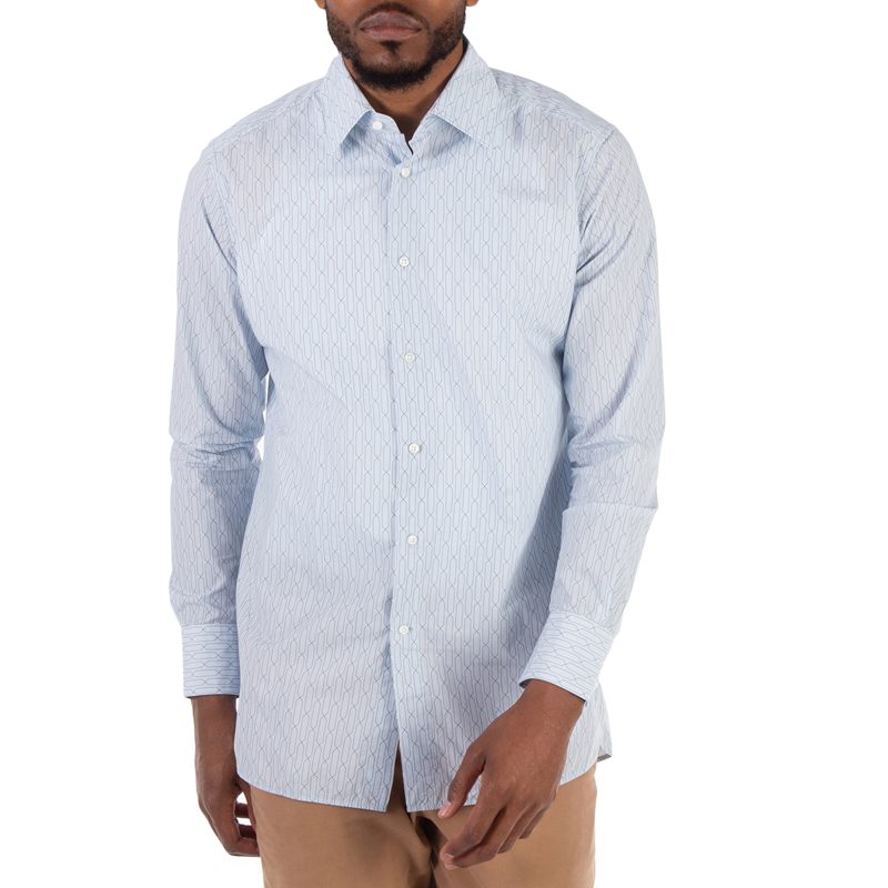 Hugo [보스] Mens Long Sleeve Cotton Shirt