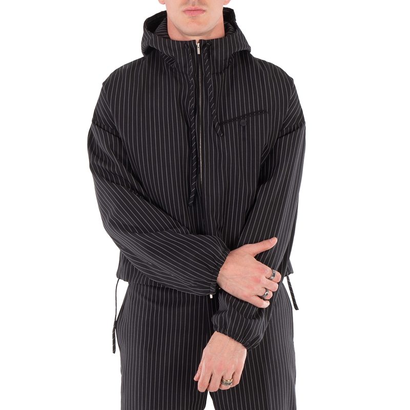 Drawstring Hooded Jacket