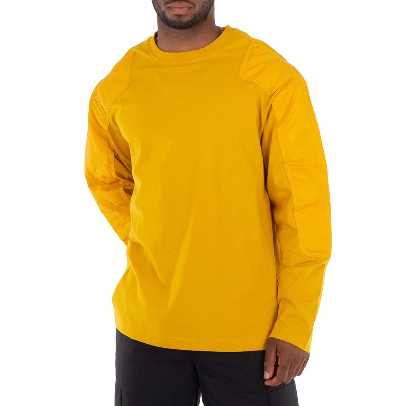 Panelled Fine-Knit Jumper