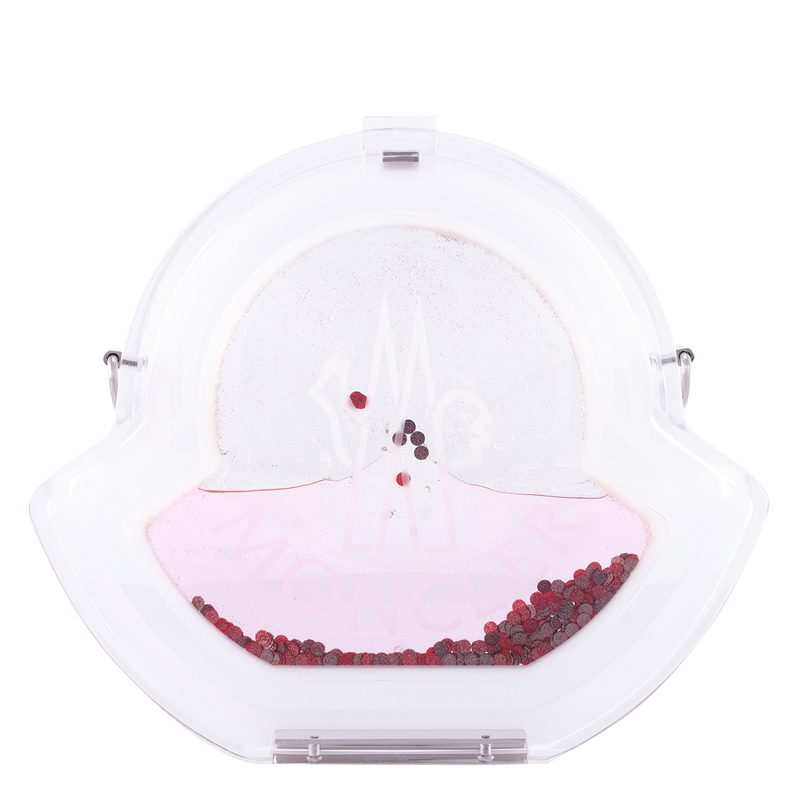 Ladies COQ Transparent Logo Crossbody Bag_White