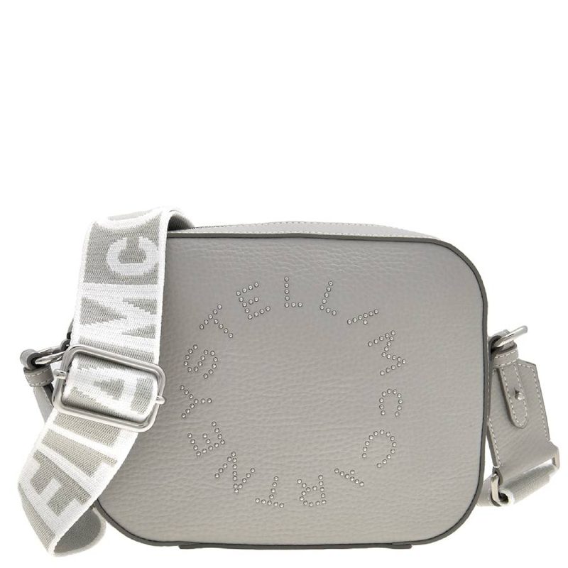 Grey Logo Camera Crossbody Bag_Grey