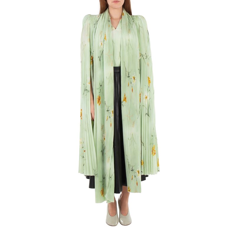 Scarf Pleated Blouse