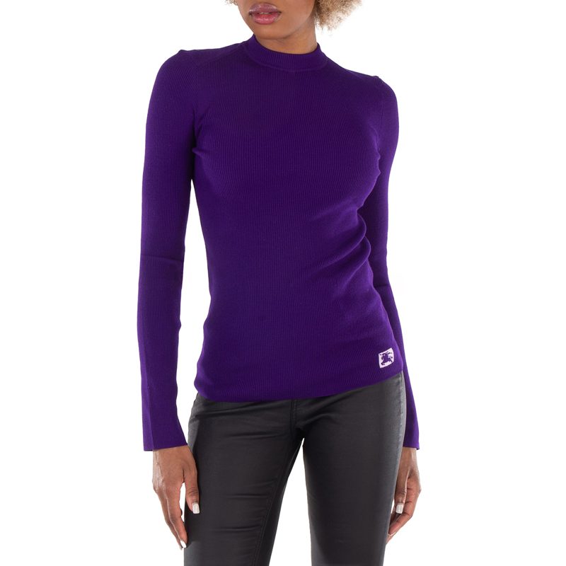 Equestrian Knight Logo Wool Blend Sweater